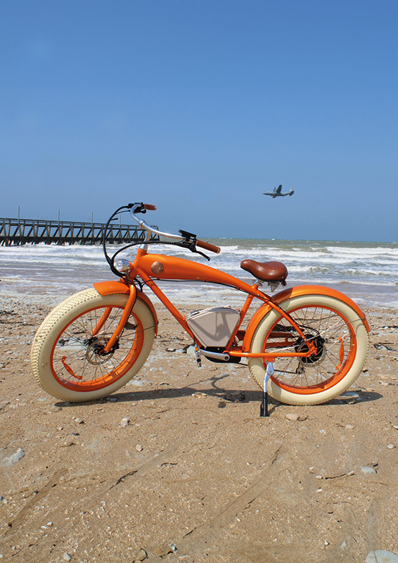 Vélo électrique Rayvolt Beachin Carteret orange